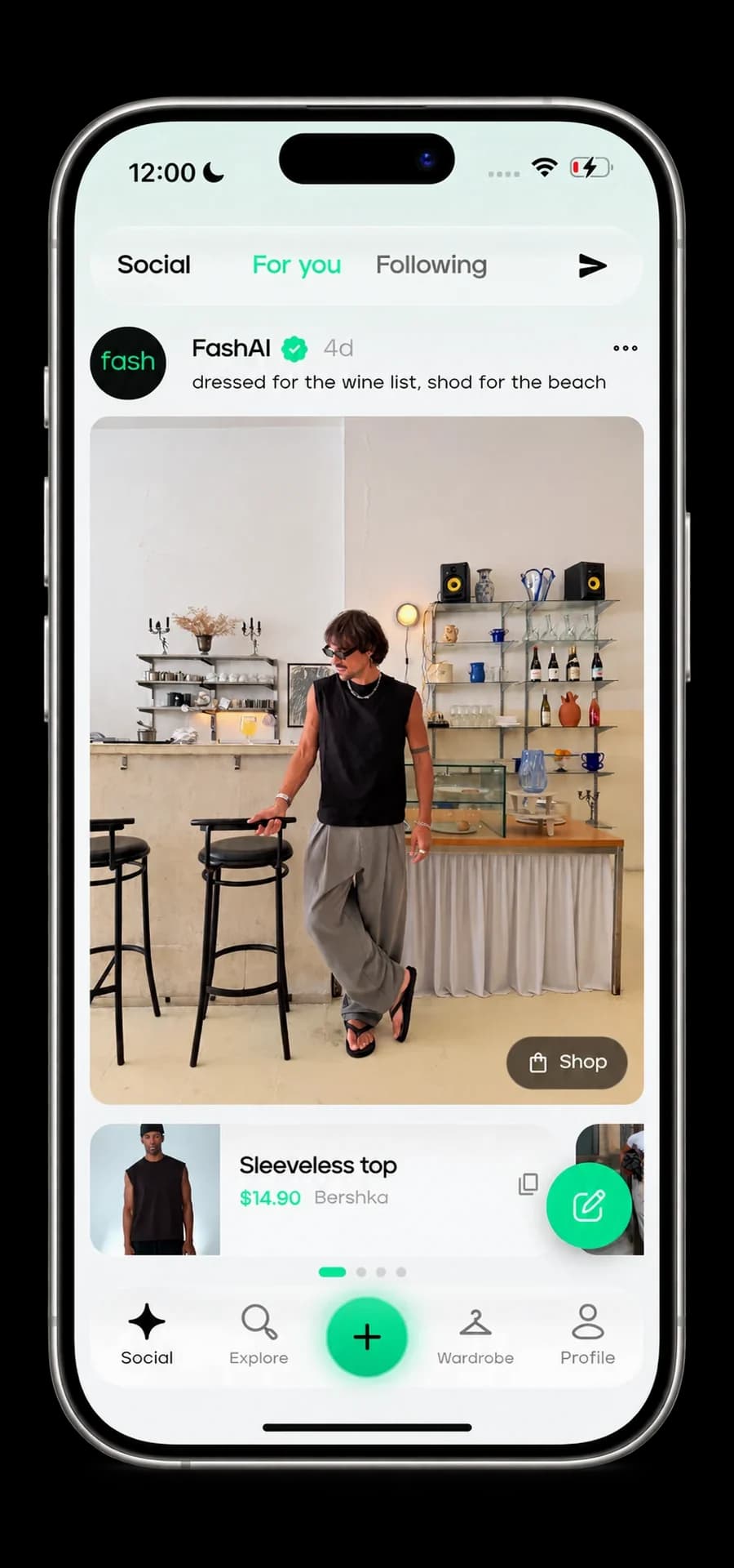 The FashAI app: shop the looks in your social feed